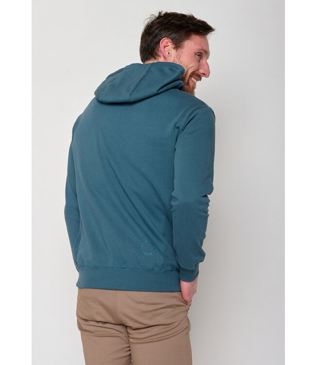 GREENBOMB •• Sweatvest Bike Climb Revel | Blue Stone