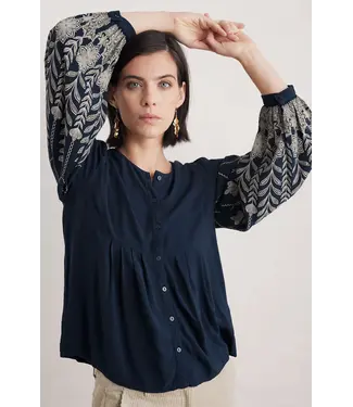 SEASALT CORNWALL •• Blouse High Woods | ice flower Maritime