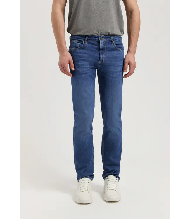 MUD Jeans •• Jeans Bryce Mid Straight | Authentic Indigo