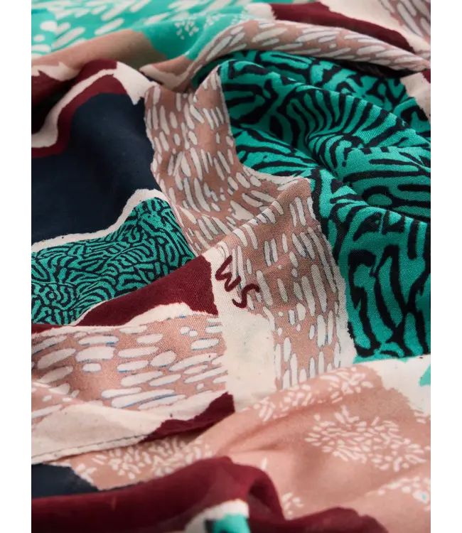 WHITE STUFF •• Sjaal Abstract Patchwork