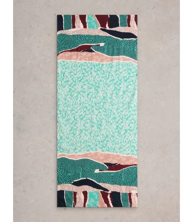 WHITE STUFF •• Sjaal Abstract Patchwork