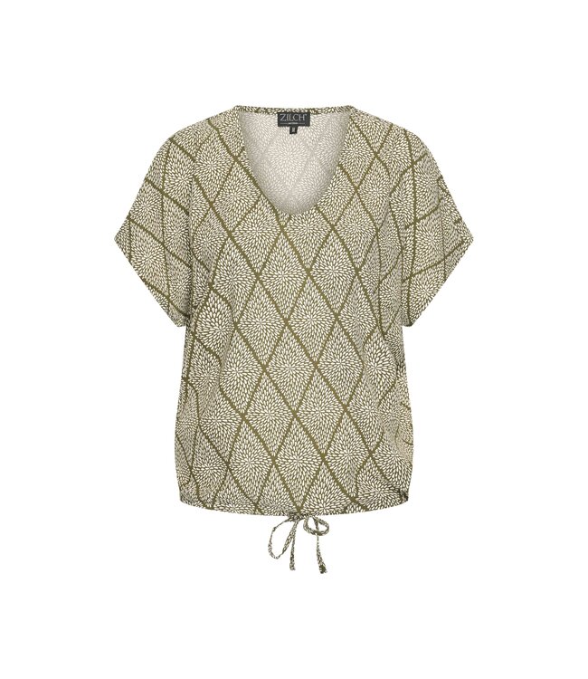 ZILCH •• Top Drawstring | Argyle Army