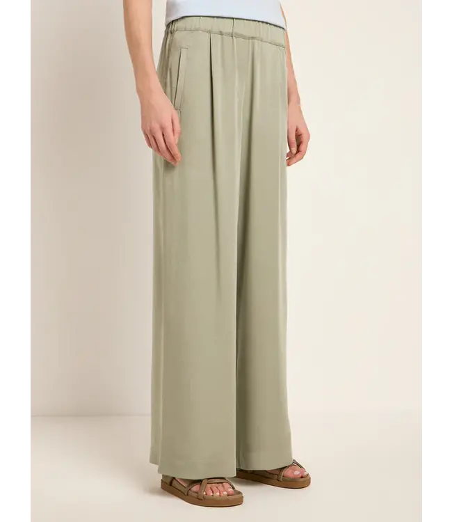 LANIUS •• Wide Leg pants | Aqua Grey | Hose mit weitem bein