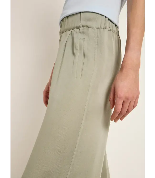 LANIUS •• Wide Leg pants | Aqua Grey | Hose mit weitem bein