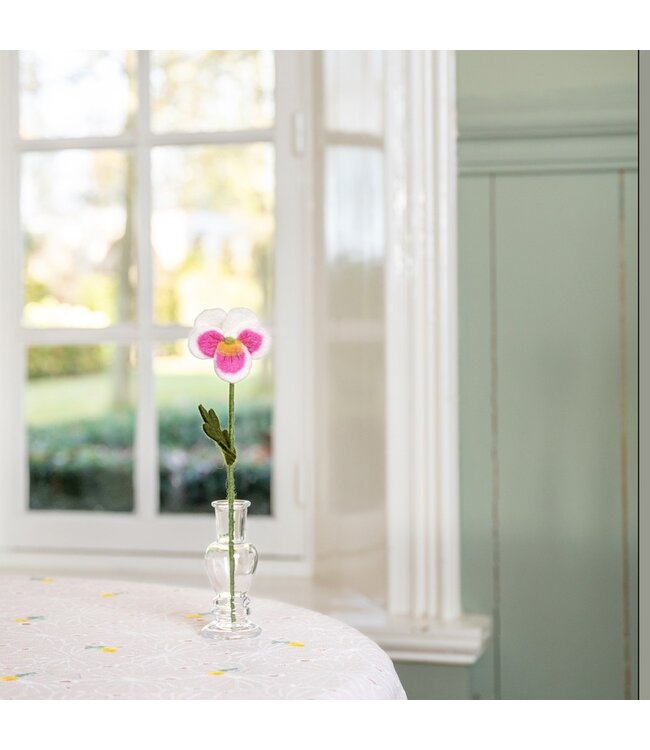 SJAAL MET VERHAAL  •• Bloem Viool Assorti