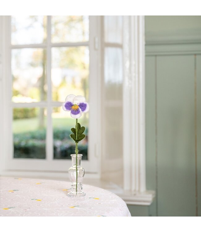 SJAAL MET VERHAAL  •• Bloem Viool Assorti