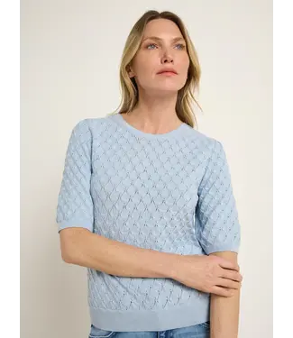 LANIUS •• Pullover met korte mouw | Sky