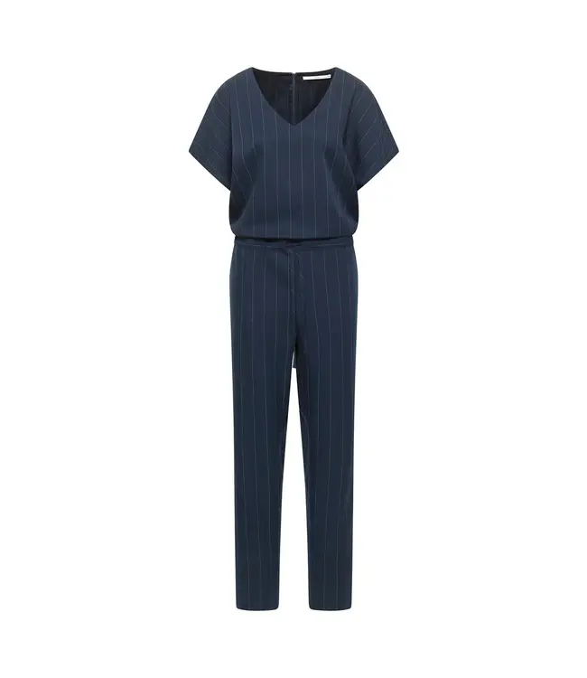 LANIUS •• Jumpsuit met krijtstreep