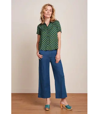 KING LOUIE •• Lisa Culotte Chambray | Denim Blue