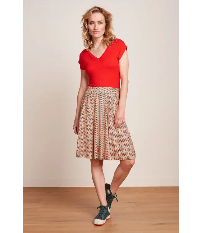 KING LOUIE •• Double V Top Uni Rib | Spicy Orange