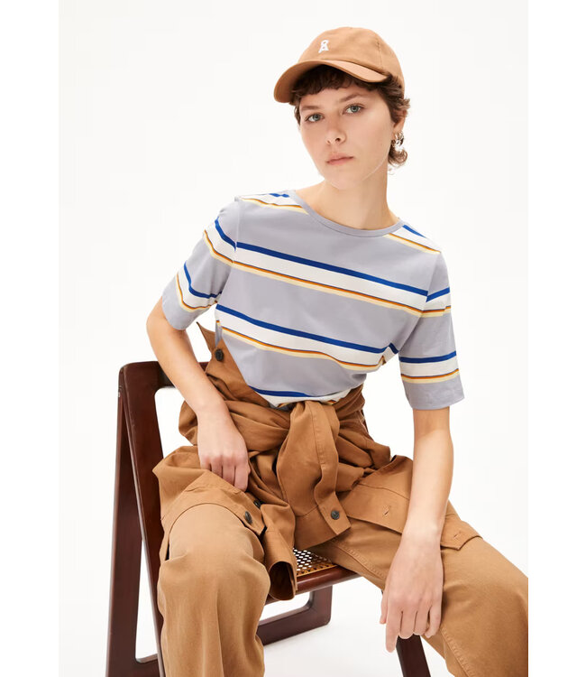 ARMEDANGELS •• FINIAA MULTI STRIPES | Misty Morning