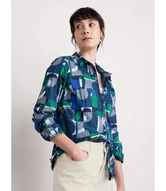 SEASALT CORNWALL •• Larissa Shirt | Zennor Abstract Maritime