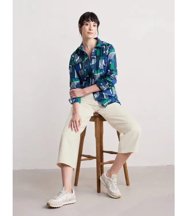 SEASALT CORNWALL •• Larissa Shirt | Zennor Abstract Maritime