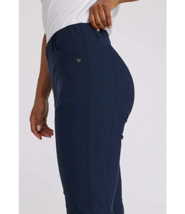 LAURIE •• Rose Regular Crop | Navy