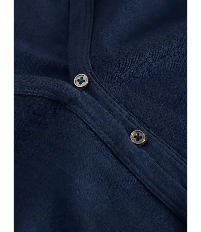 WHITE STUFF •• DELILAH BUTTON TOP | Dark Navy