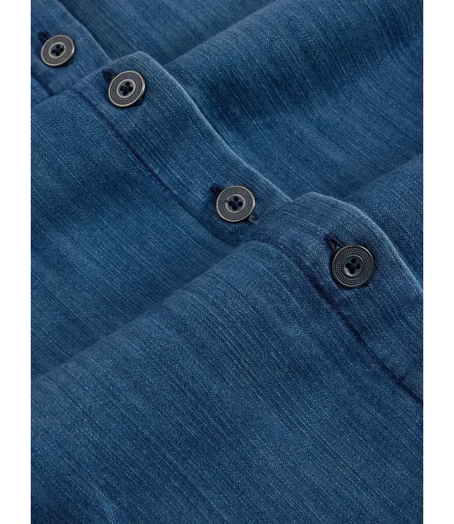 WHITE STUFF •• Heather Denim Midi Skirt | Mid Denim