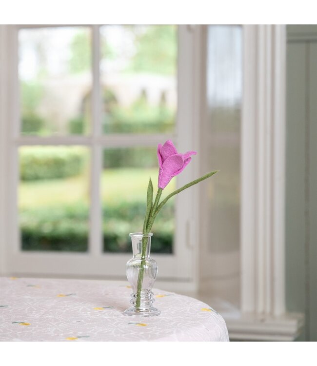 SJAAL MET VERHAAL  •• Krokus van vilt | in verschillende kleuren