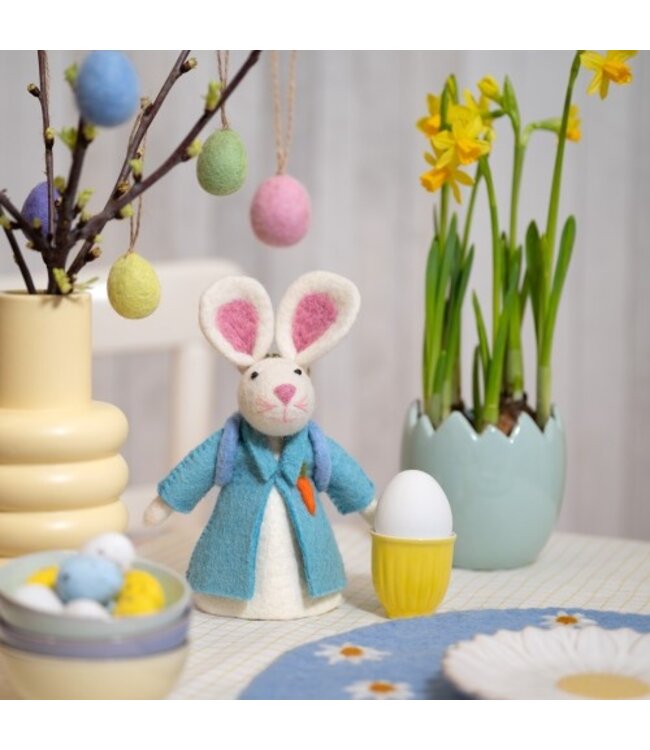 SJAAL MET VERHAAL  •• Eiwarmer Haas met Rugzak | Pastel