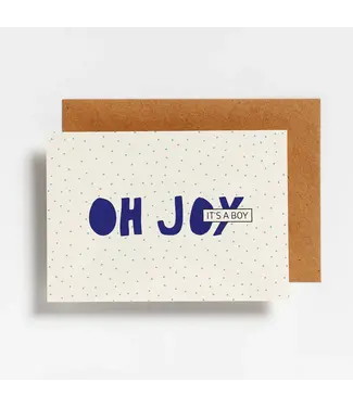 Hello August •• Postkaart | Oh joy, it's a boy