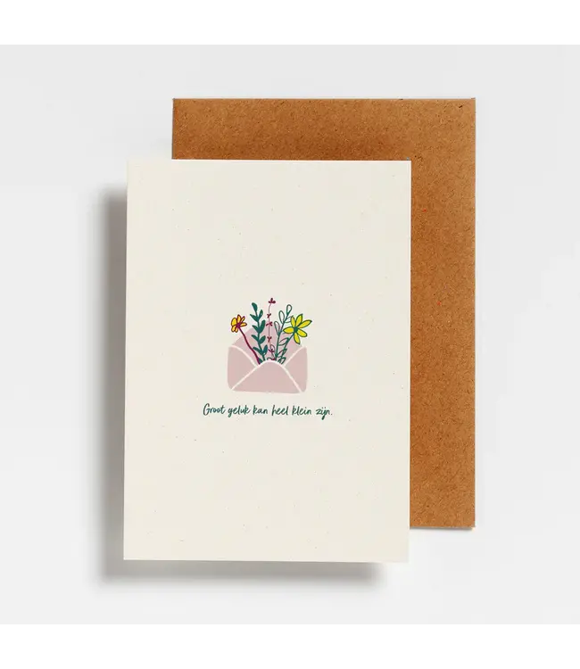 Hello August •• Postkaart | Groot geluk kan heel klein zijn