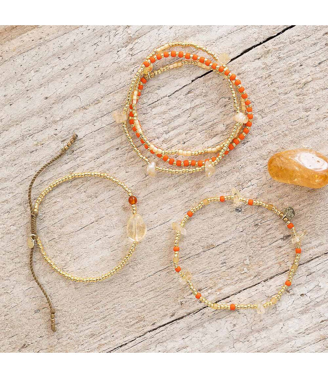 A BEAUTIFUL STORY •• Stream Citrine Bracelet GC