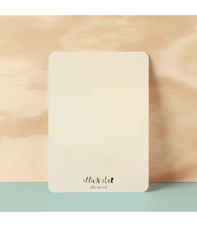 Illu-ster •• Ansichtkaart | Hang in there