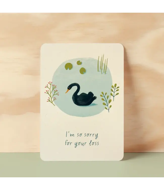 Illu-ster •• Ansichtkaart | sorry for your loss