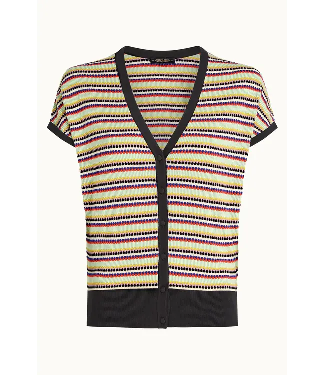 KING LOUIE •• V-Button Top Rocca