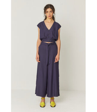 SKFK •• Dona Trouser | navy violet