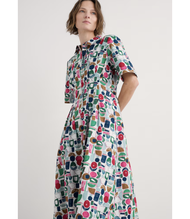 SEASALT CORNWALL •• Wild Liquorice Shirt Dress in GOTS-Certified Organic Cotton