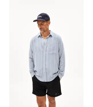 ARMEDANGELS •• Overhemd Flaavien | Pigment Blue-Oatmilk