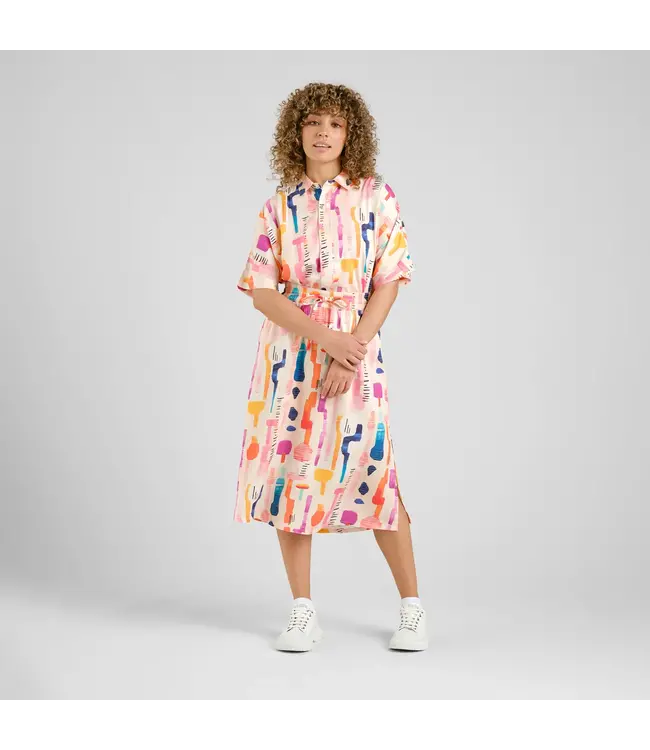 DEDICATED. •• Shirt Alsvik Summer | Abstract Multi Colors