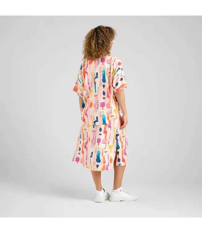 DEDICATED. •• Shirt Alsvik Summer | Abstract Multi Colors