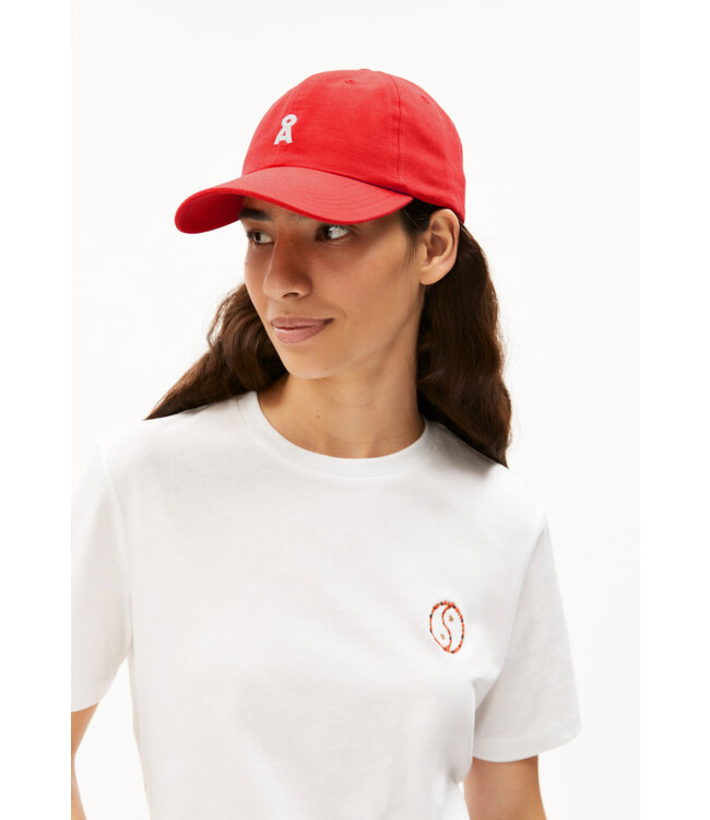 ARMEDANGELS •• LUALAA FLOWER | White - Pale umber