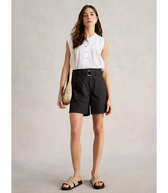 WHITE STUFF •• Teakie Short | Pure Black