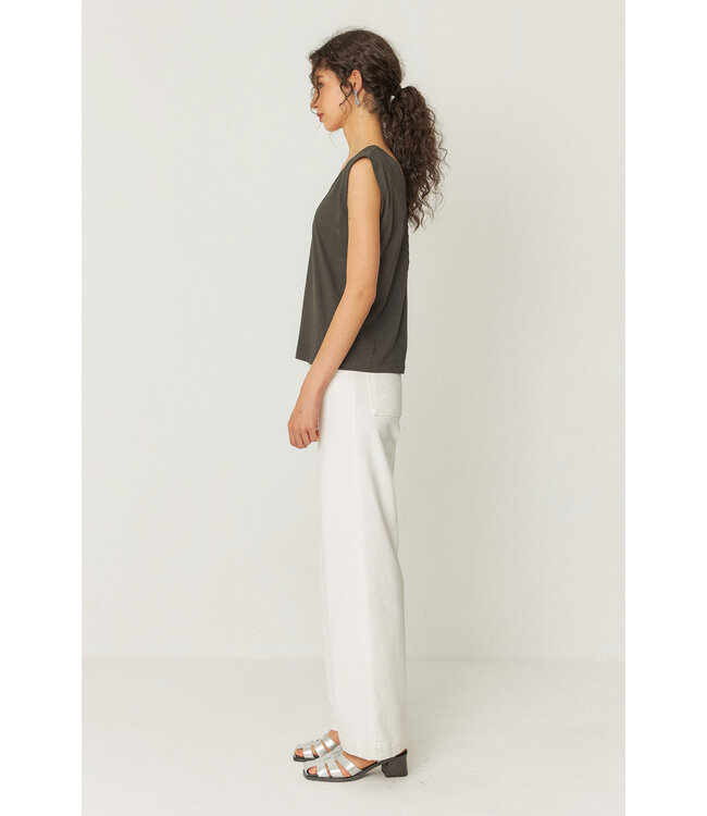 SKFK •• ZUNTZ-1-GOTS T-SHIRT | Dark Khaki