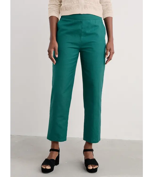 SEASALT CORNWALL •• Westlin Straight Leg Suit Trousers | Pine Shoots