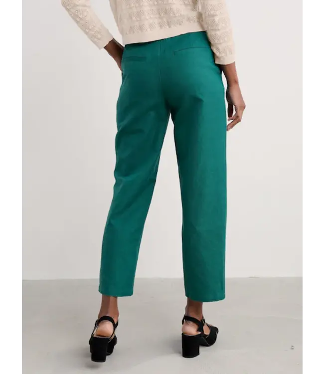 SEASALT CORNWALL •• Westlin Straight Leg Suit Trousers | Pine Shoots