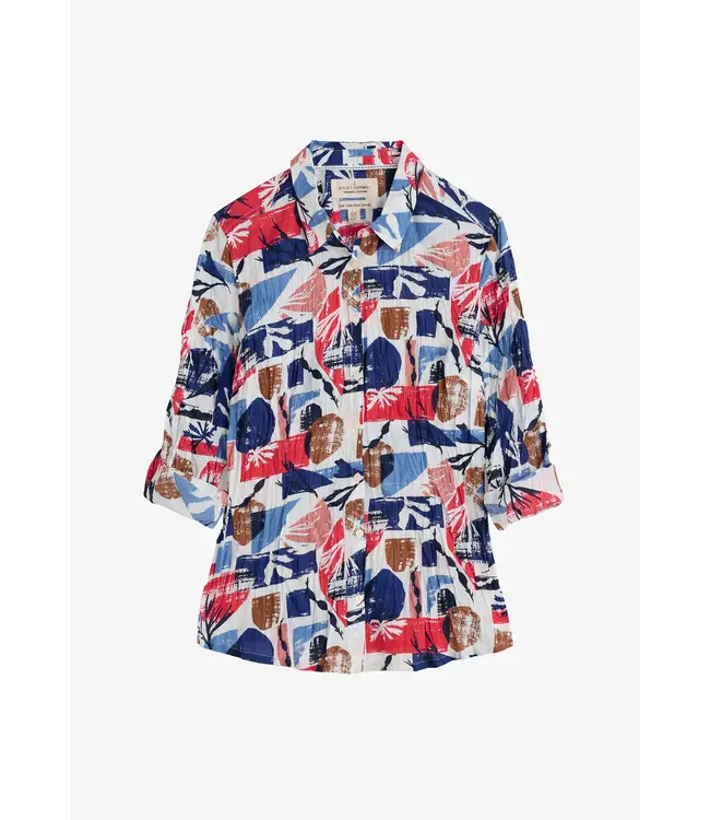SEASALT CORNWALL •• Larissa Shirt | Marine Forms Chalk