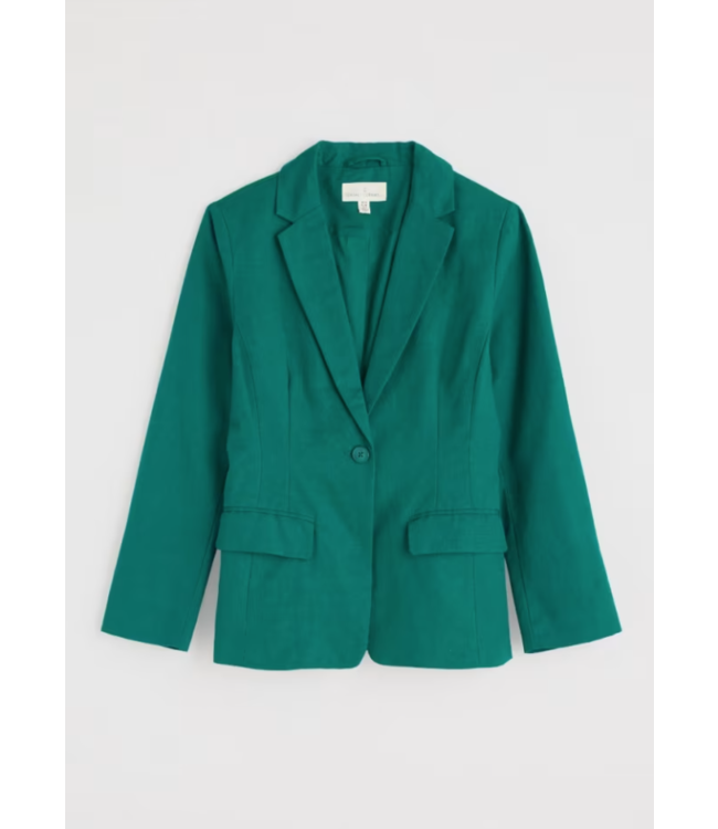 SEASALT CORNWALL •• Erica Linen Blazer | Pine Shoots