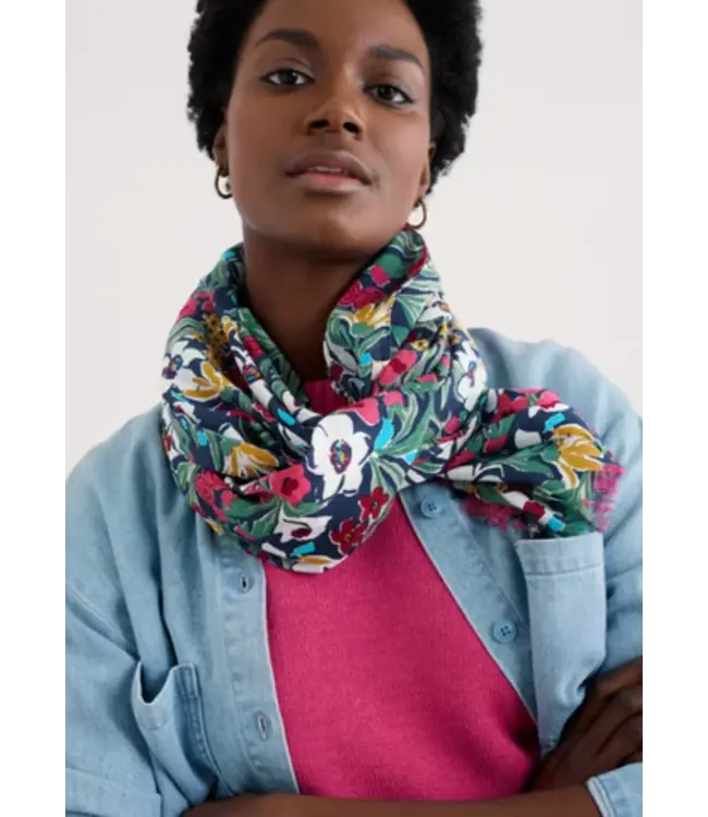 SEASALT CORNWALL •• Summer Scarf | Garden Flowers Night