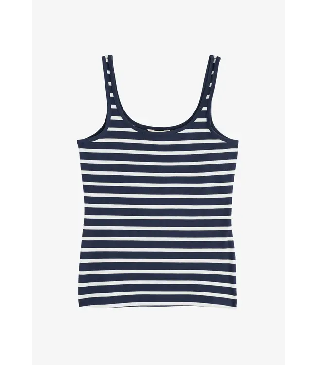 SEASALT CORNWALL •• Tidal Drift Jersey Vest | Breton Maritime Chalk