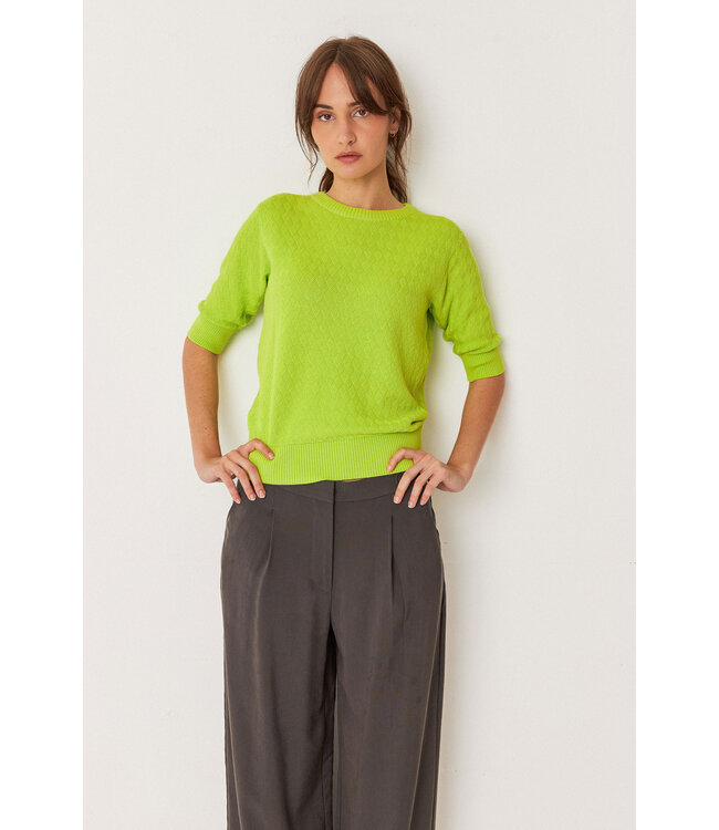 SKFK •• MUIKE-GOTS SWEATER | ACID GREEN