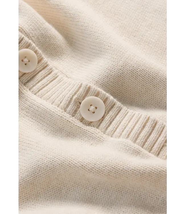 SEASALT CORNWALL •• Gillan Creek Short Sleeve Cardigan | Chalk