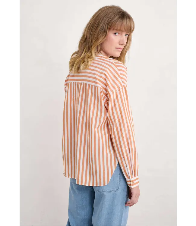 SEASALT CORNWALL •• Eyebright Shirt | Mini Scallion Cumin