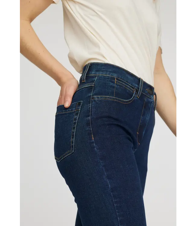 LAURIE •• Marple Straight | Medium Length | dark blue denim