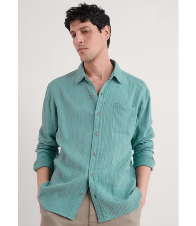 SEASALT CORNWALL •• Men's Kettle Shirt | Watercress
