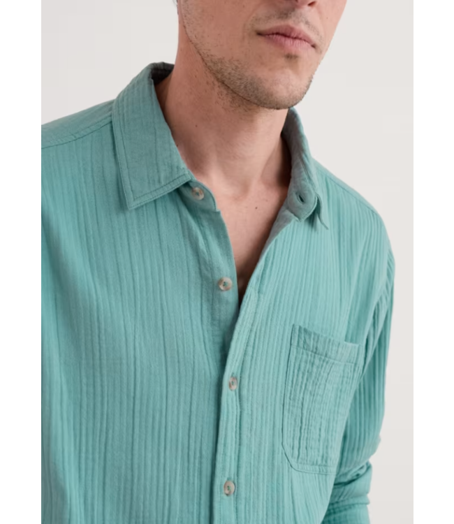 SEASALT CORNWALL •• Men's Kettle Shirt | Watercress
