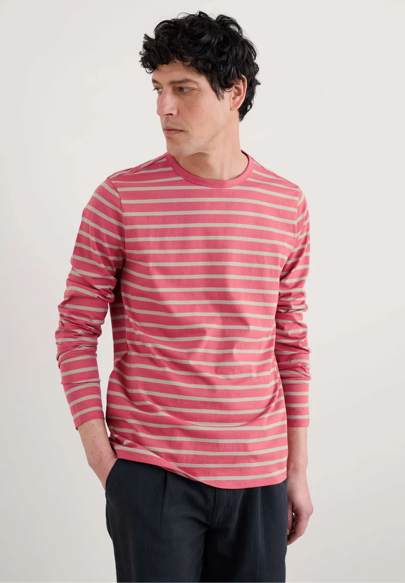 Shirt - Sailor Shirt - Breton Dark Bilberry Maritime