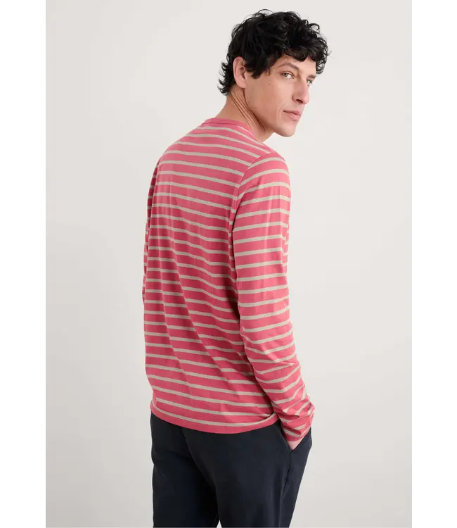 SEASALT CORNWALL •• Men's Sailor Shirt | Breton Dark Clam